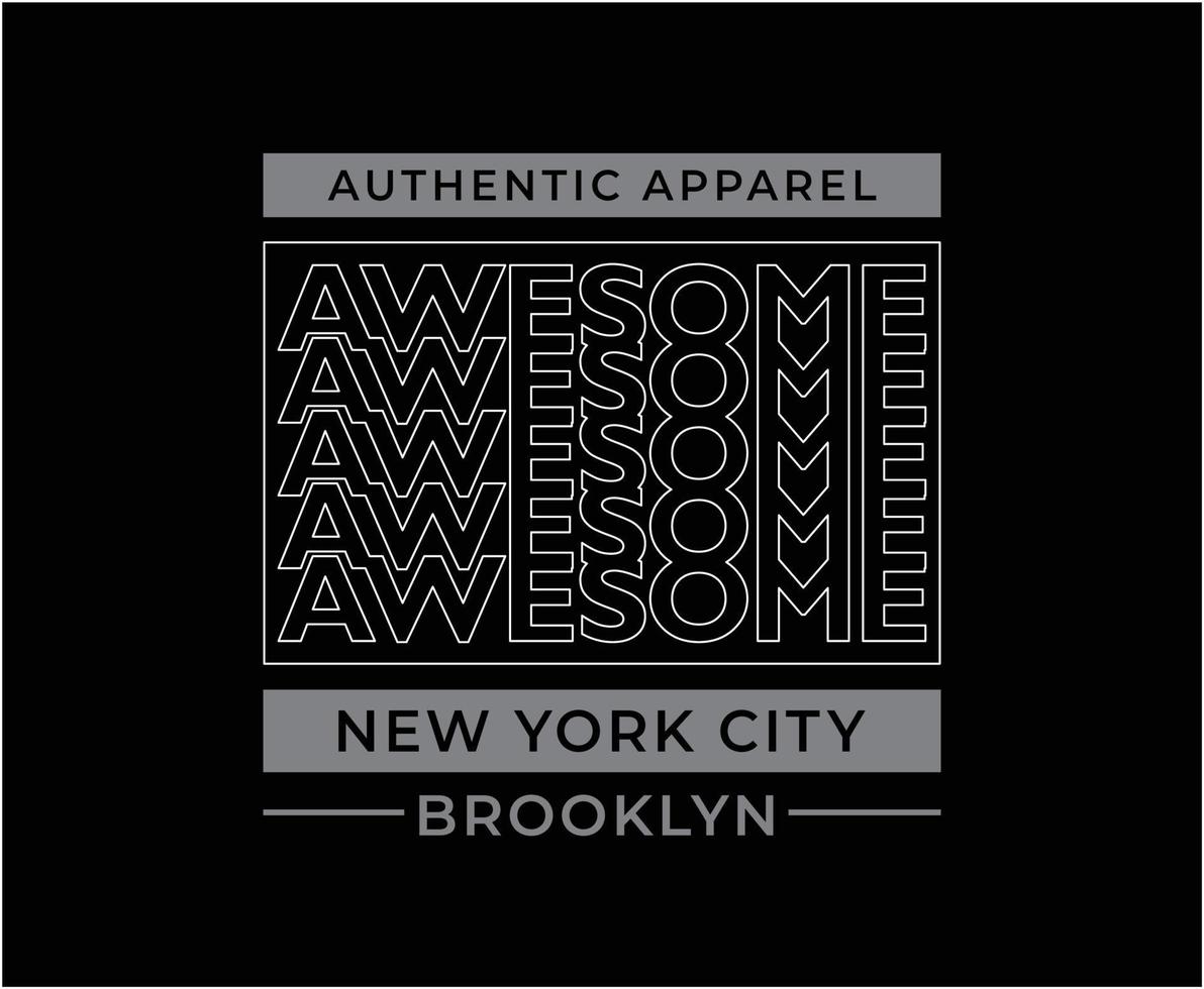 Awesome Typography Vector T-shirt Design