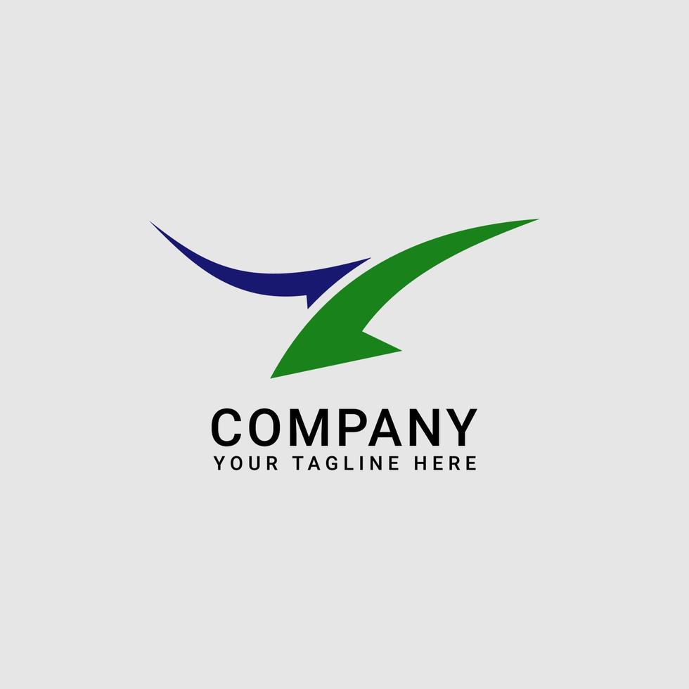 Abstract Logo Concept With Arrow vector