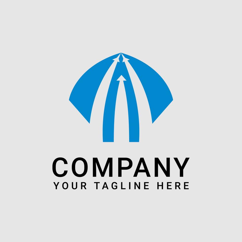 Arrow Logo Design Vector Template