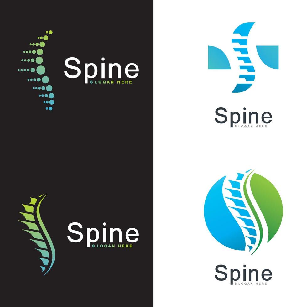 Spine diagnostics symbol vector