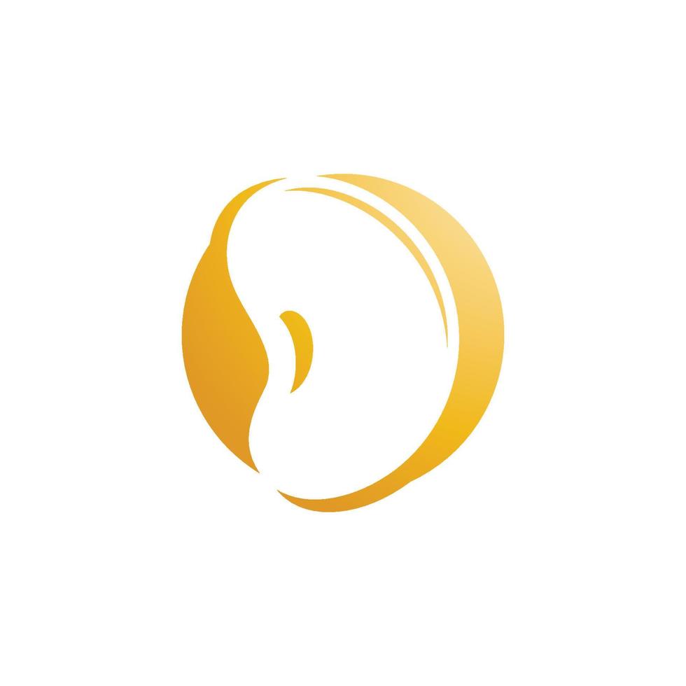 Soybean Logo vector template design. Healthy Food simple vector illustration