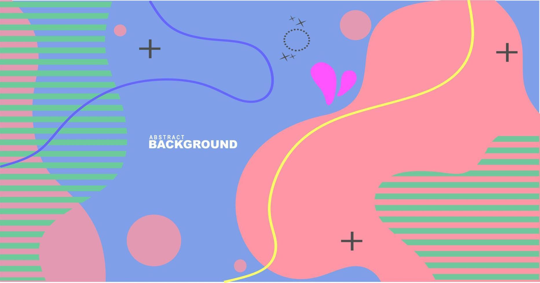 memphis design for advertising banner with cheerful and trendy background pattern. suitable for fashion advertising, websites, and online businesses vector