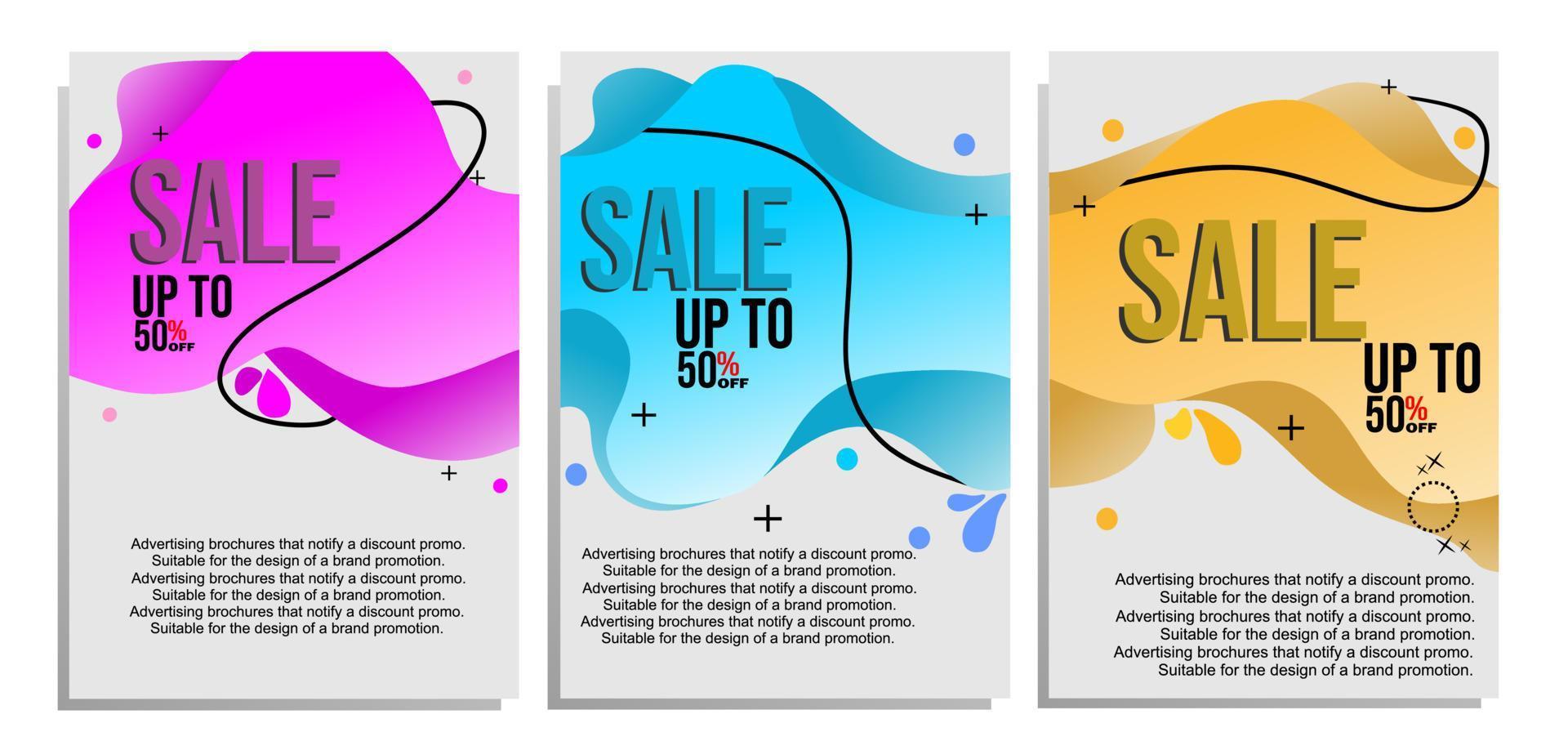 modern background with dynamic fluid pattern for discount advertising banner. eps10 vector illustration. suitable for use for business promotions for clothes, food, kitchen utensils, property