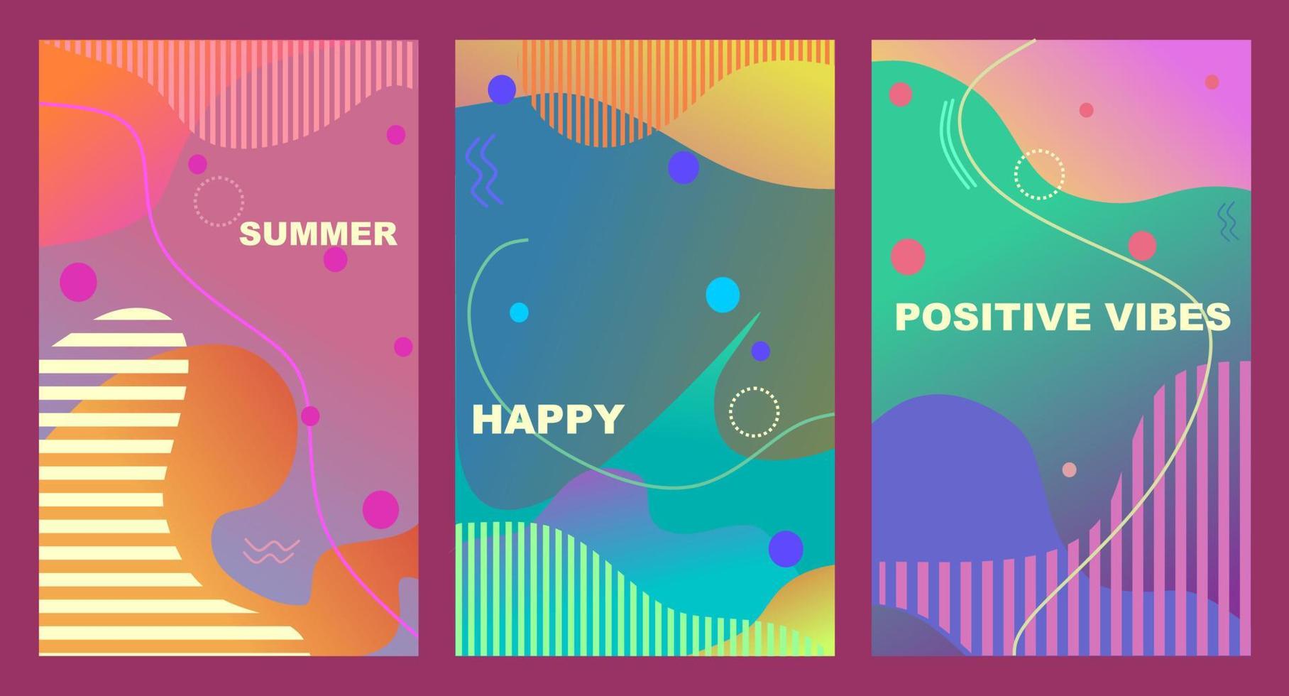 a set of sales banner template designs on a bright and cheerful background. suitable for advertising sales, discounts, and presentations. vector