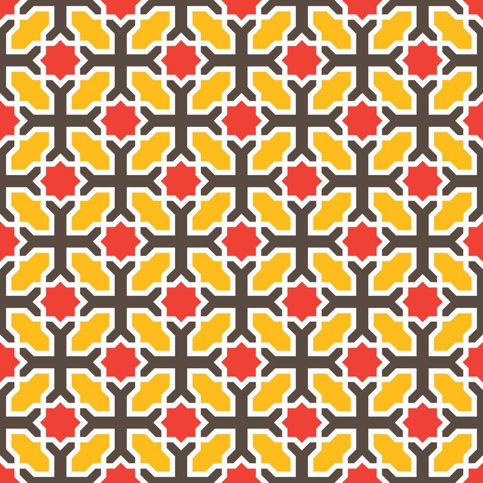 Arabesque seamless pattern vector