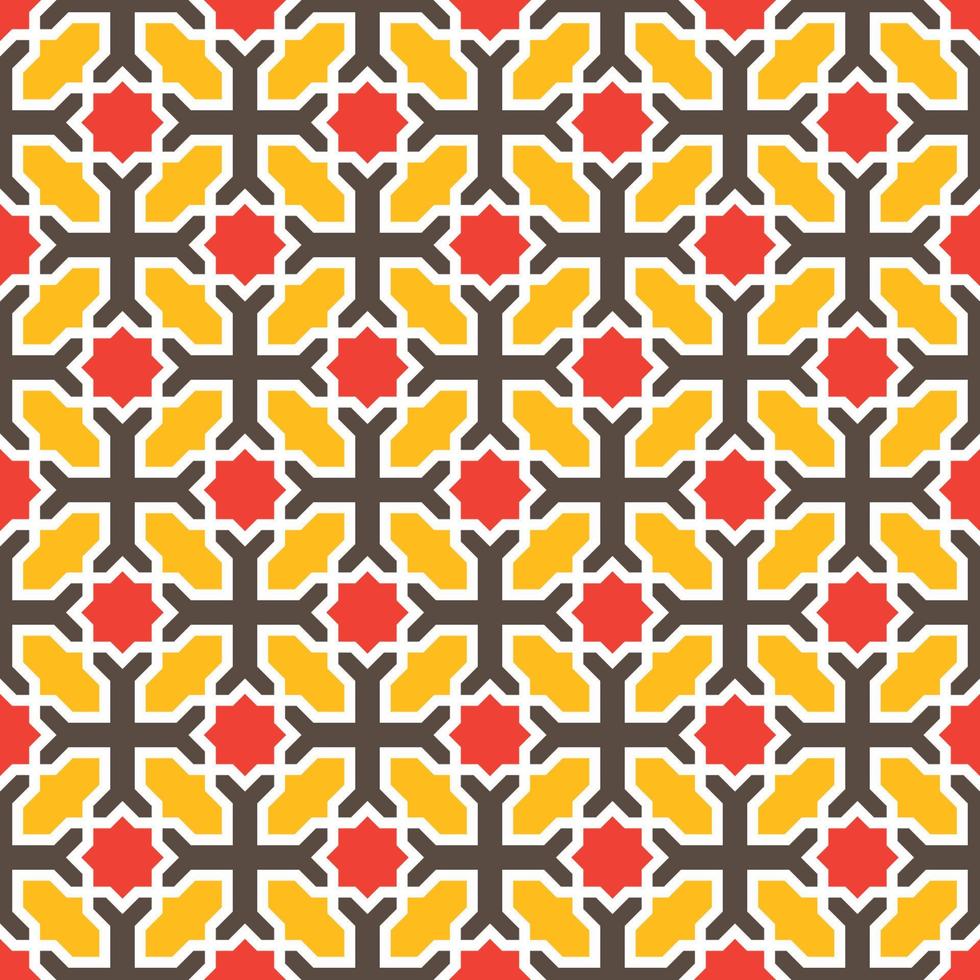 Arabesque seamless pattern vector