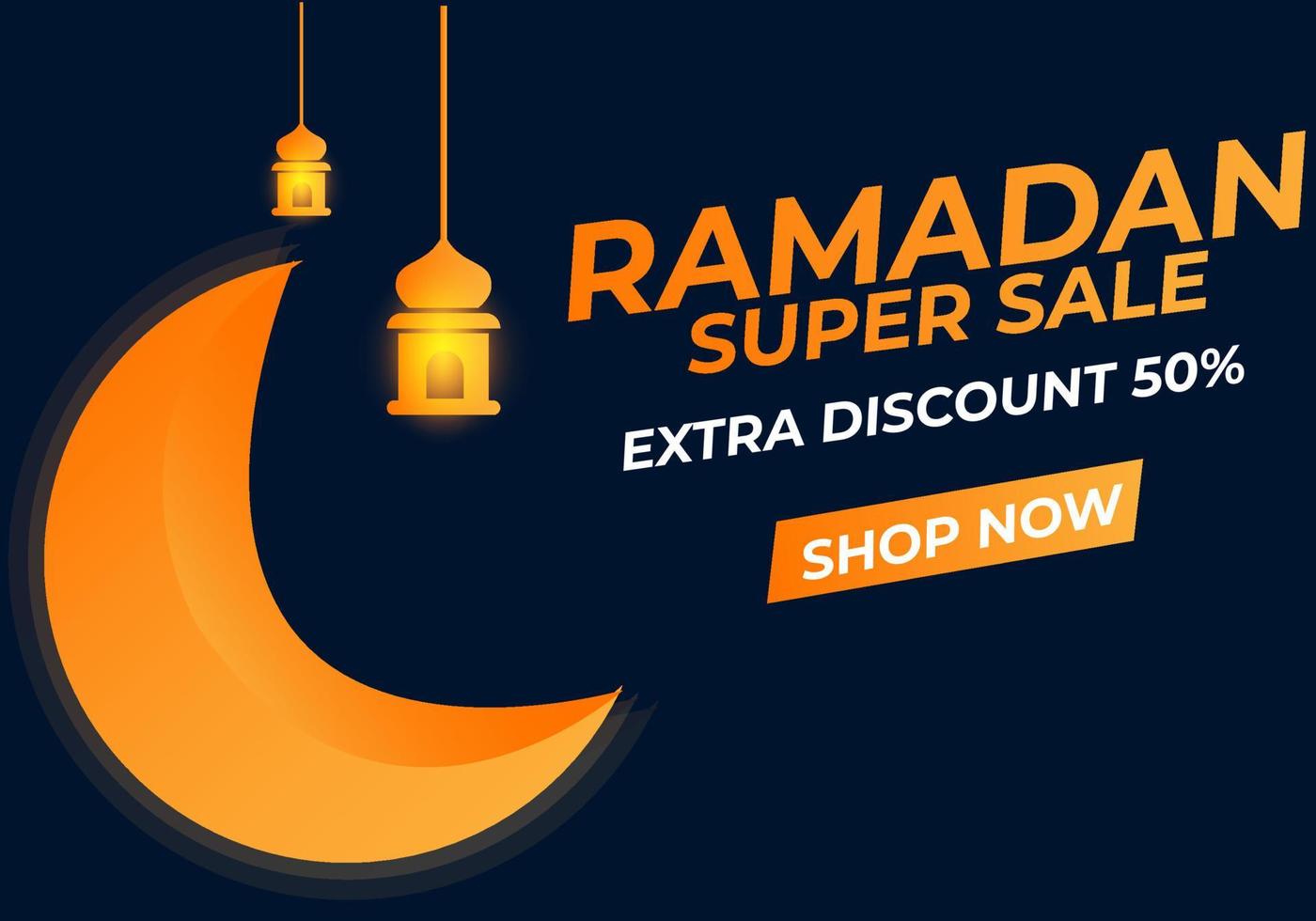 Ramadan Kareem greeting beautiful lettering for banner islamic background. islamic background template vector