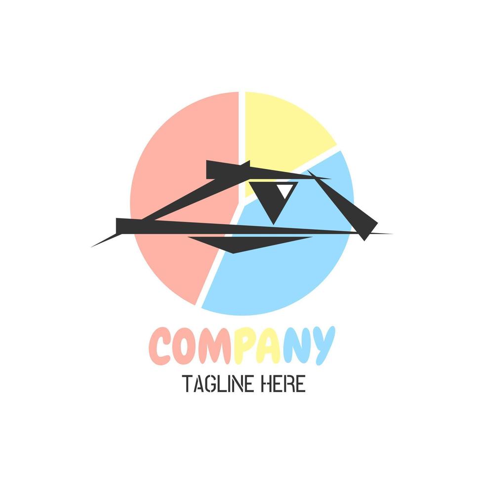 Eye logo. Simple design for company logo vector