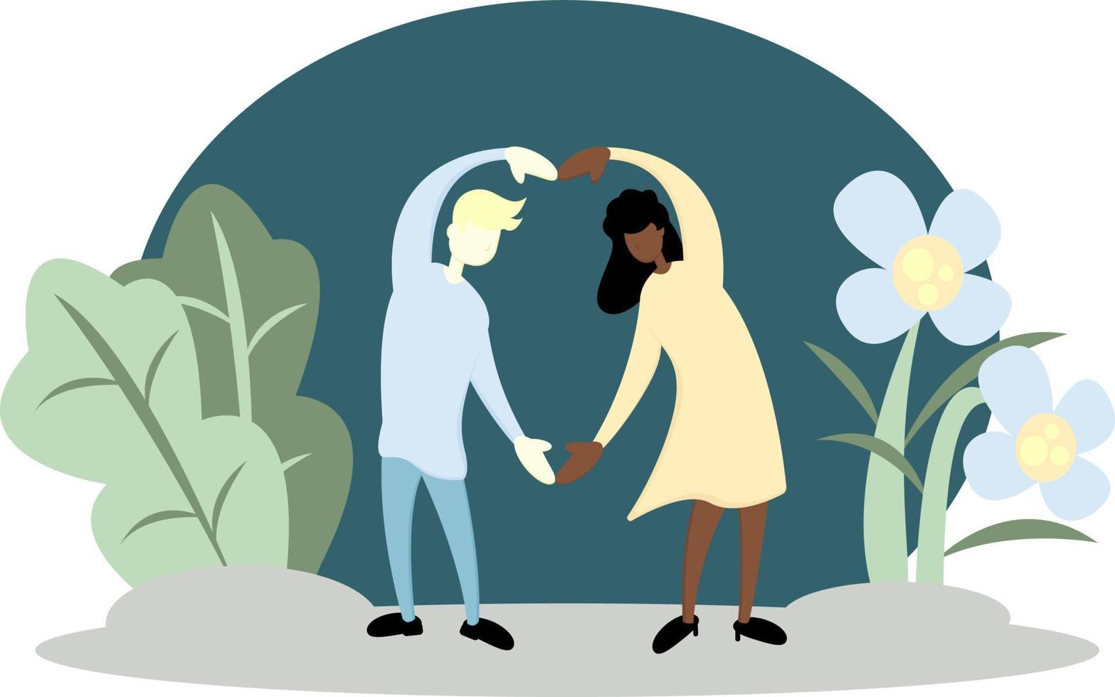 un verdadero amor de pareja de diferentes razas. adecuado para noticias sobre igualdad, unión, lealtad, amor verdadero, romance, etc. 6647082 Vector en Vecteezy un verdadero amor de pareja de diferentes razas. adecuado para noticias sobre igualdad, unión, lealtad, amor verdadero, romance, etc. 6647082 Vector en Vecteezy