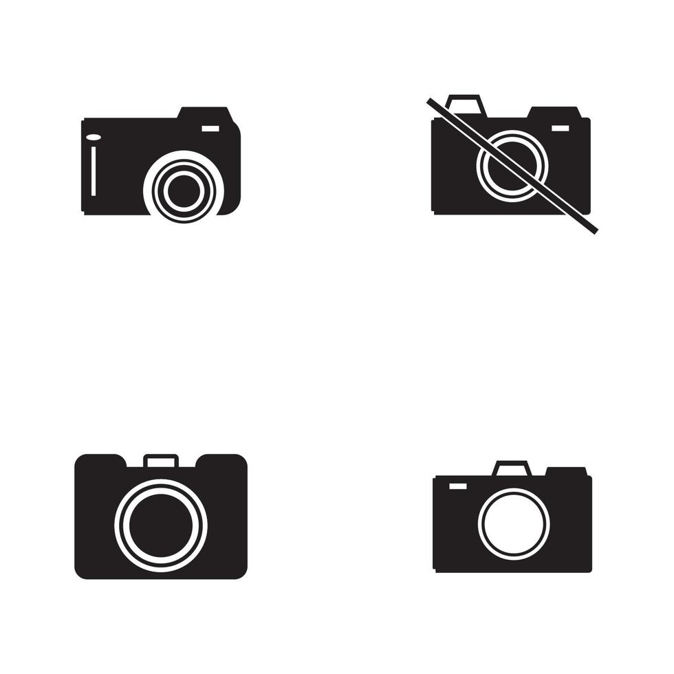 Camera Icon Set. Photography icons set. Security Camera Icon. photo and video icon. multimedia icon set Flat line vector icons