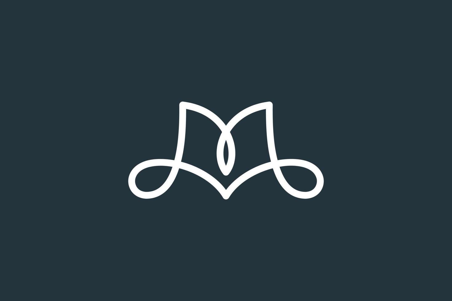 Simple Letter M Logo Design Vector