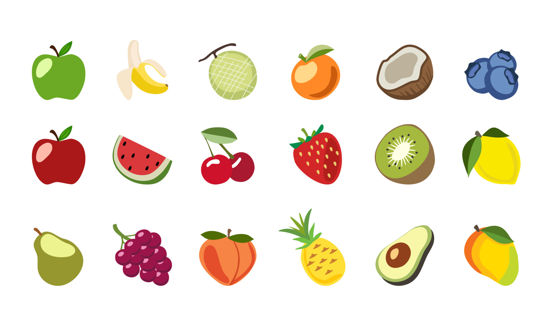 Frutas Vector Art, Icons, and Graphics for Free Download