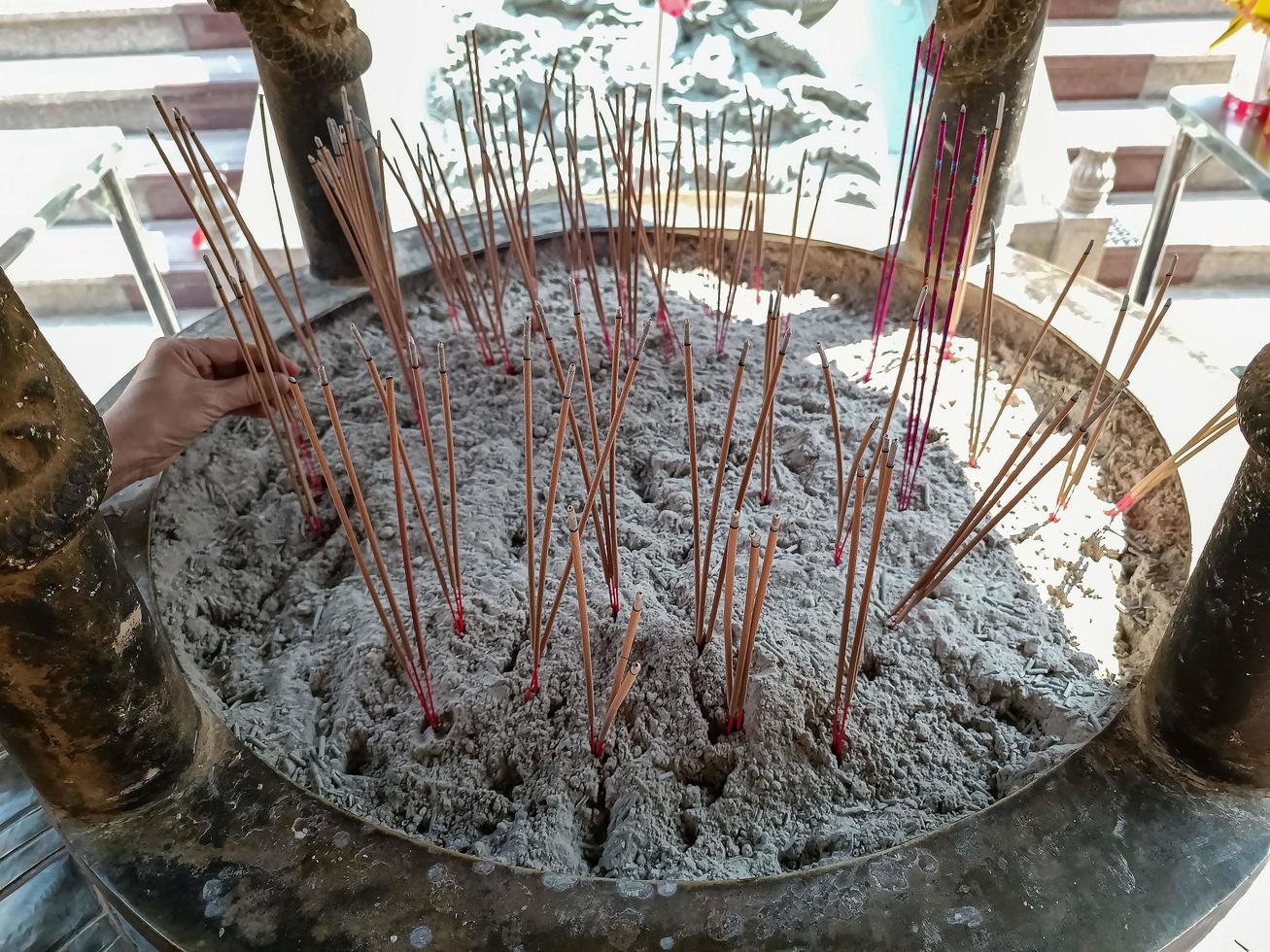 incense burner according to Chinese religious ceremonies photo
