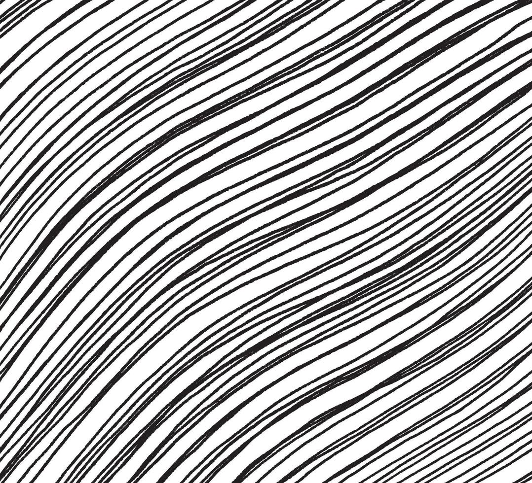 Hand drawn abstract pattern with hand drawn lines, strokes. Set of vector grunge brushes. wavy striped, Vector EPS 10 illustration