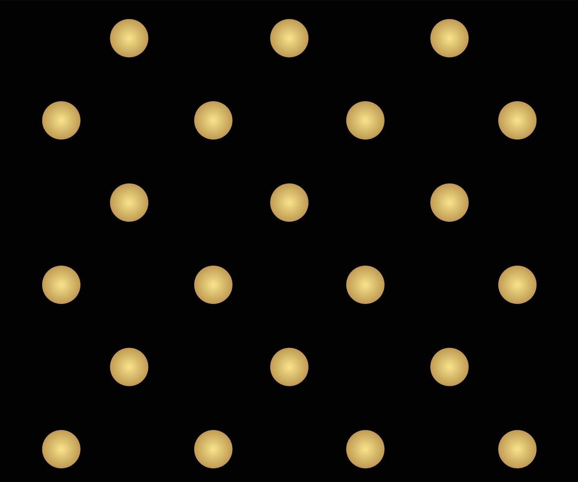 Gold polka dots pattern, colorful holiday background - vector abstract background