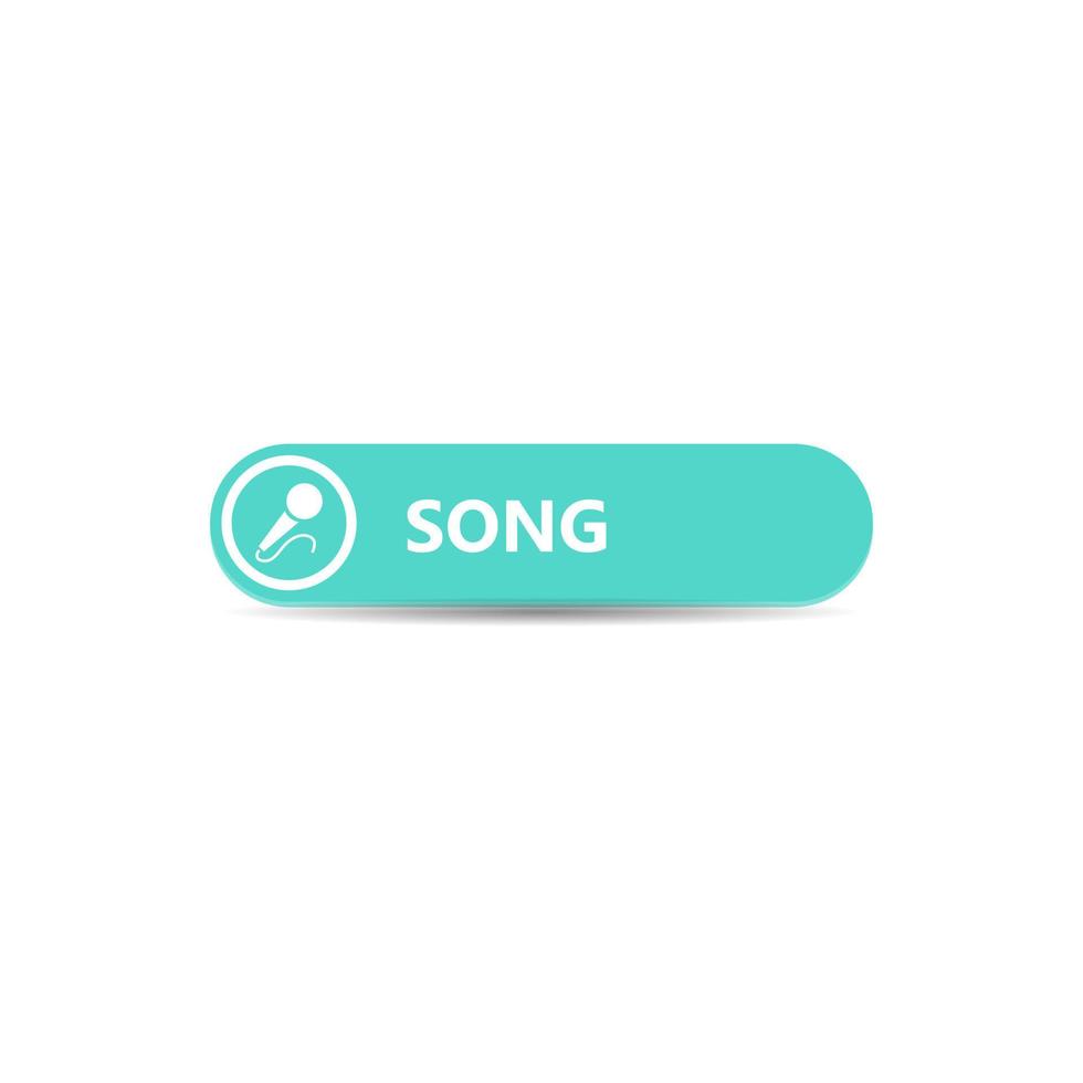 webpage buttons rounded horizontal shapes vector