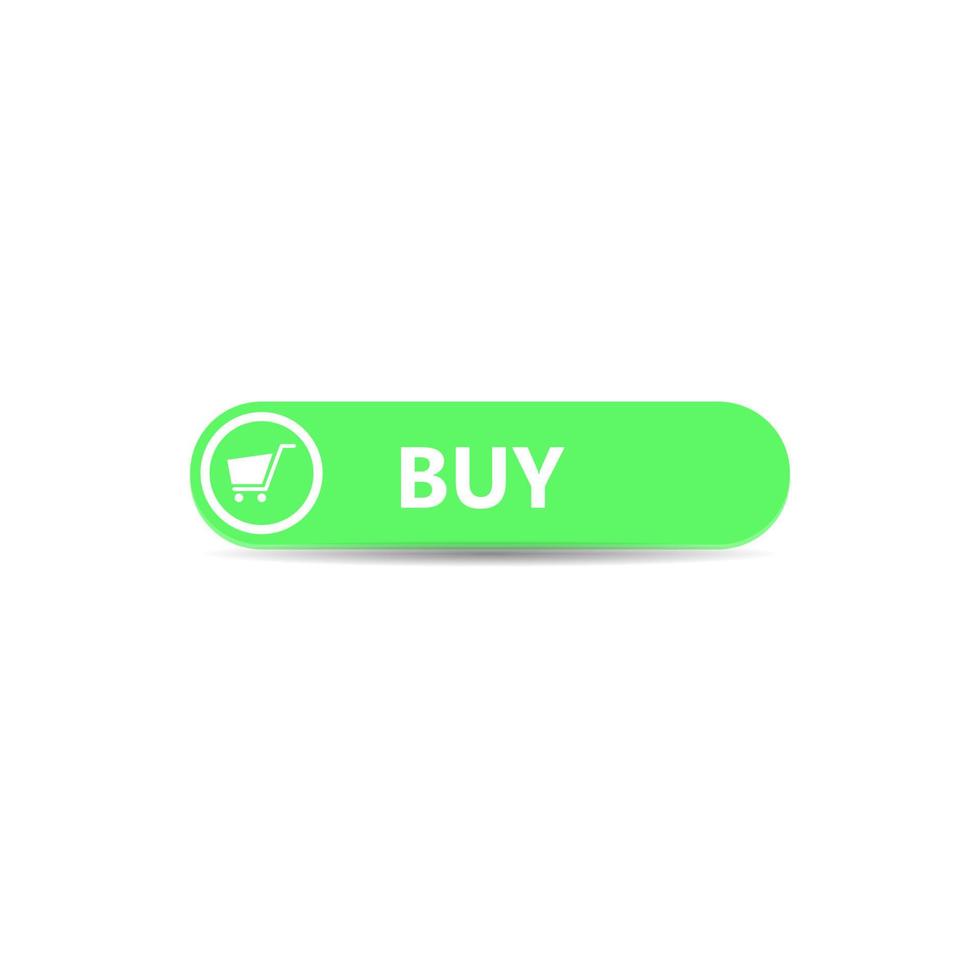 webpage buttons rounded horizontal shapes vector