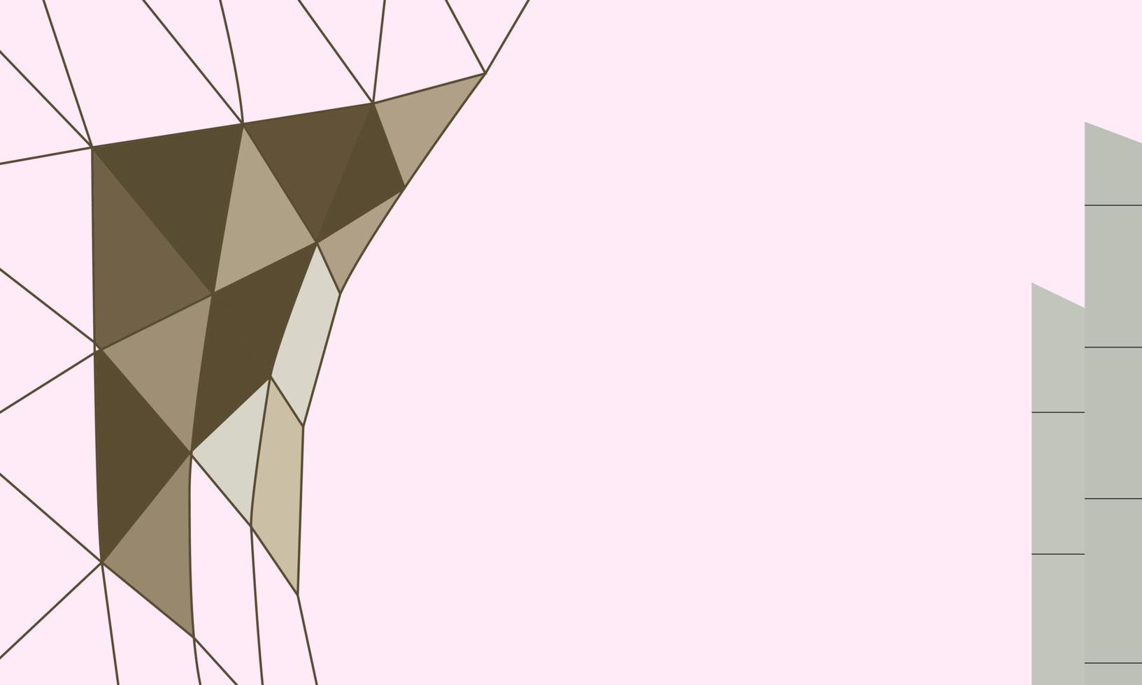 fondo abstracto del triángulo. papel tapiz moderno triangular. vector