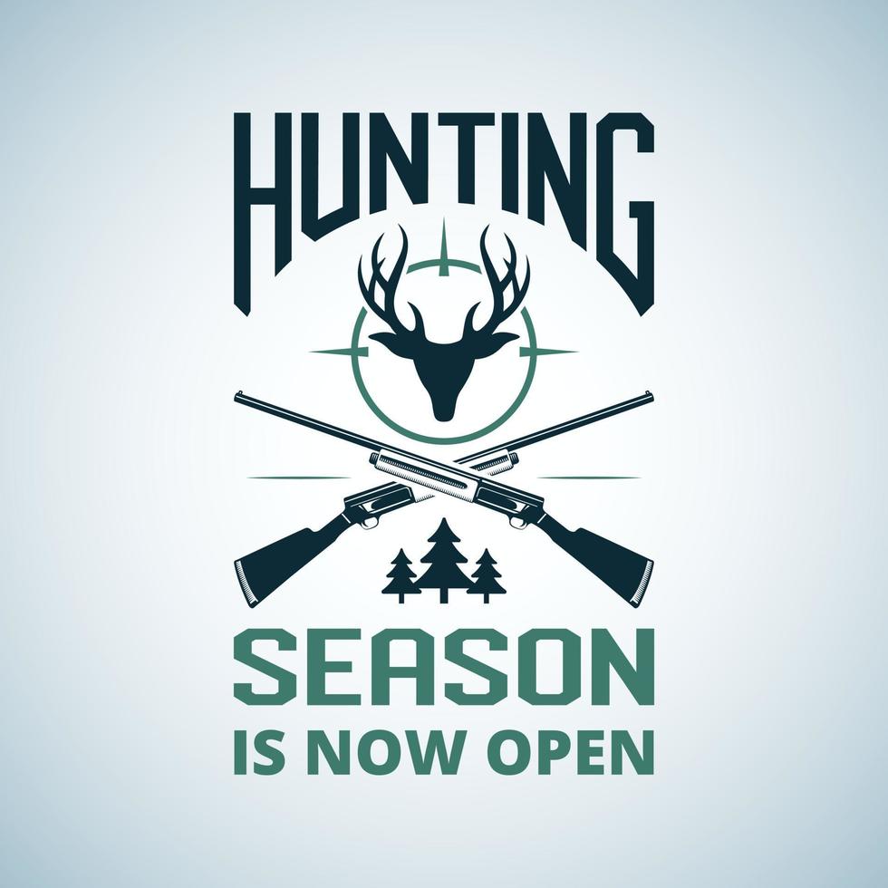 Hunting Tshirt Design Vector. Hunting Tshirt, Hunting Vector Graphic For T Shirt. Vector Graphic, Typographic T-shirt. Hunting Season Is Open.