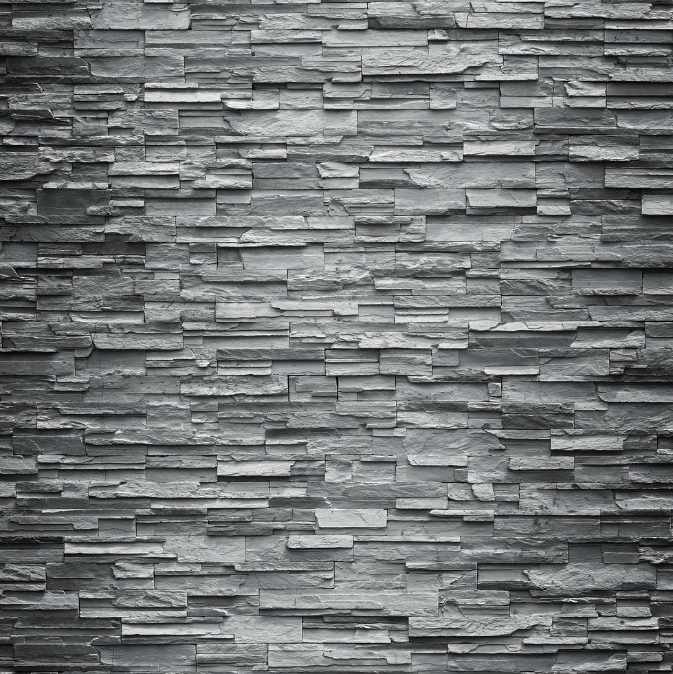 pattern of decorative slate stone wall surface photo