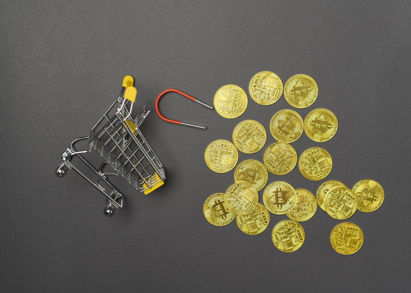 Cryptocurrency bitcoin the future coin,bitcoin mining and Technology global network connections concept photo