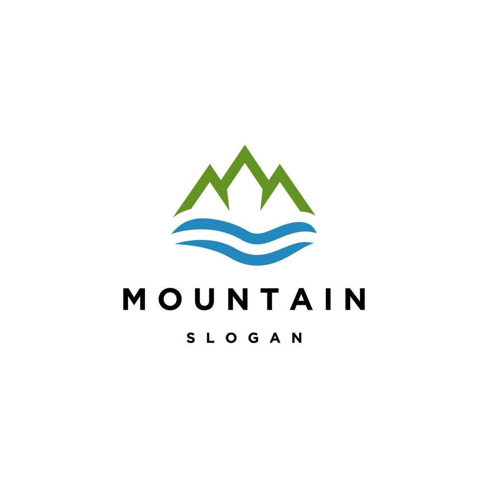 Mountain logo icon design template vector