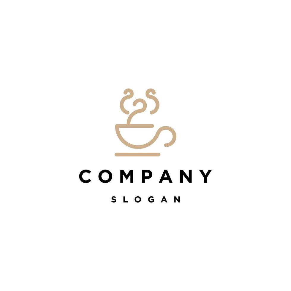 Coffee logo icon design template vector