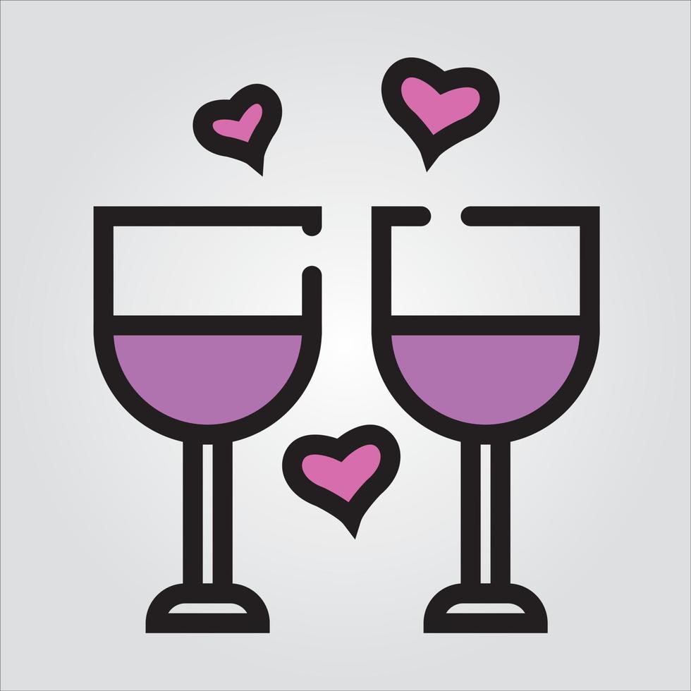 Isolated Glass Toast Scalable Vector Graphics