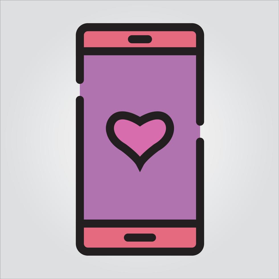 Isolated Abstract Smartphone Scalable Vector Graphics