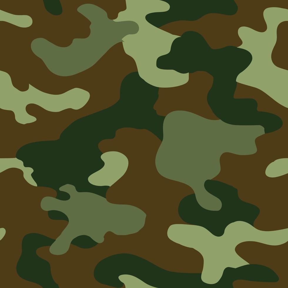 Texture military camouflage repeats seamless Vector Pattern For fabric, background, wallpaper and others. Classic clothing print. Abstract monochrome seamless Vector camouflage pattern.