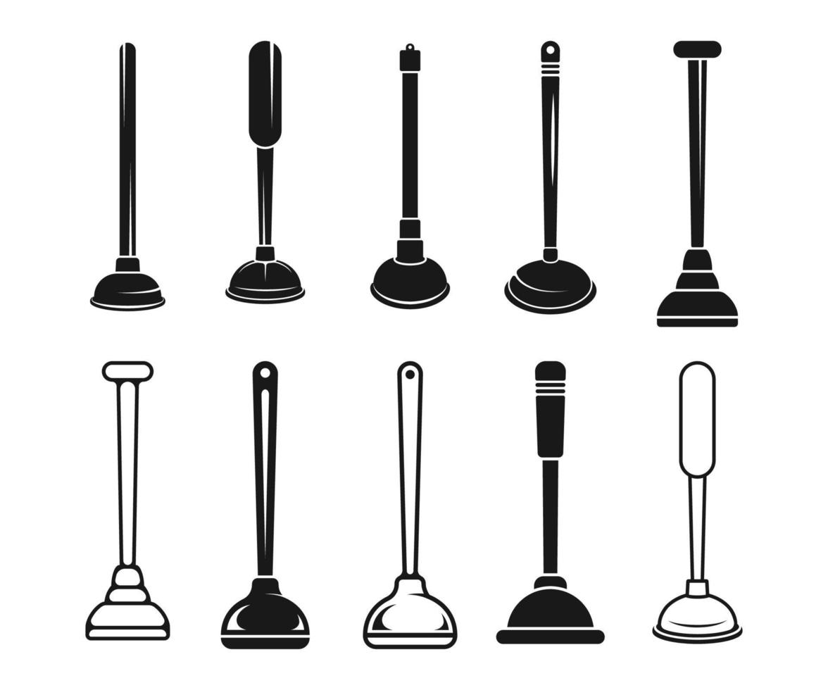 Rubber Plunger Vector And Icon design