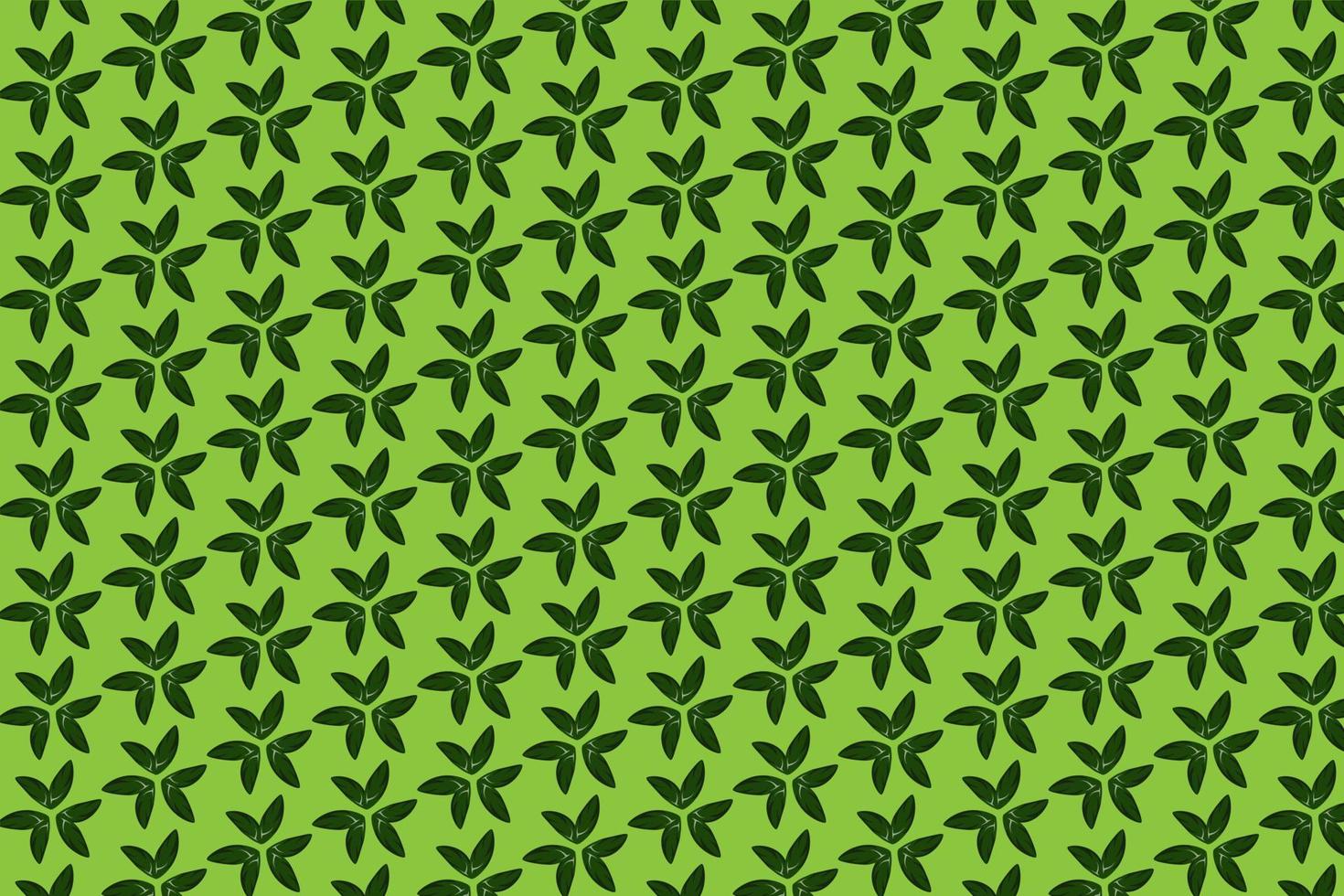 Vector leaf Pattern With Elegant Shapes Free Vector