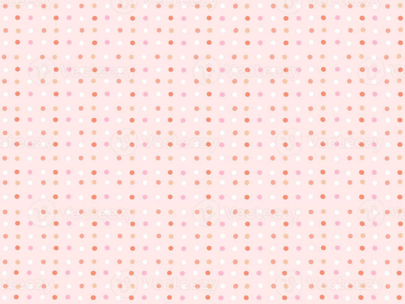 Pink polka dot on light pink background. photo