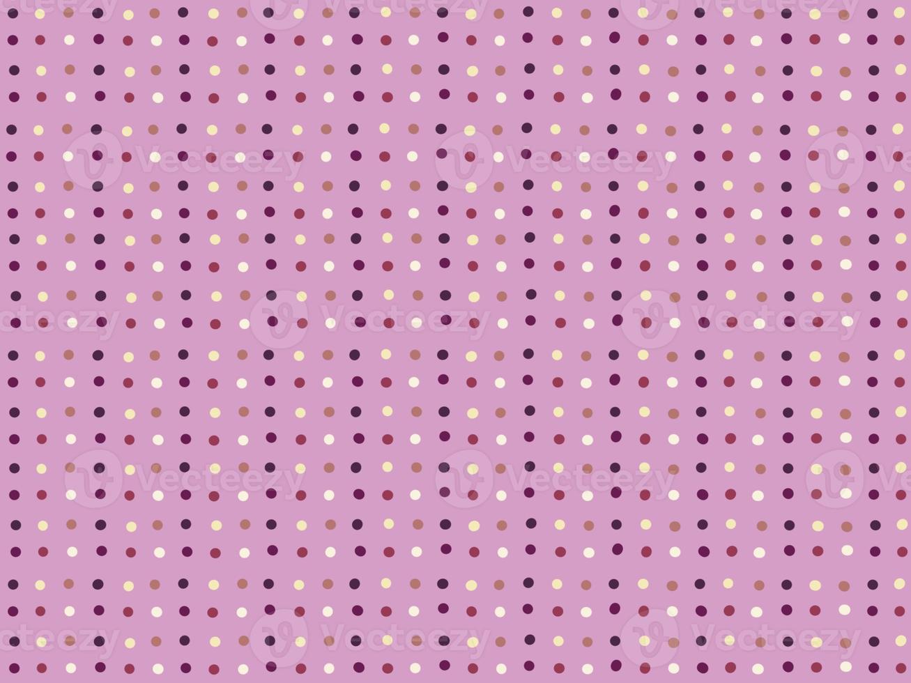 Polka dot on purple pattern photo