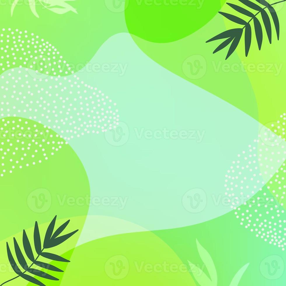 Blank template for advertisement , banner, billboard and etc.. Green background. Environment concept. photo