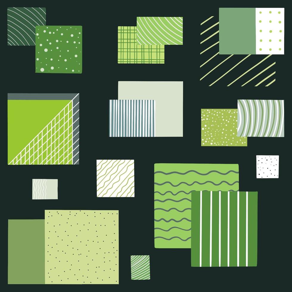 Green square pattern. photo