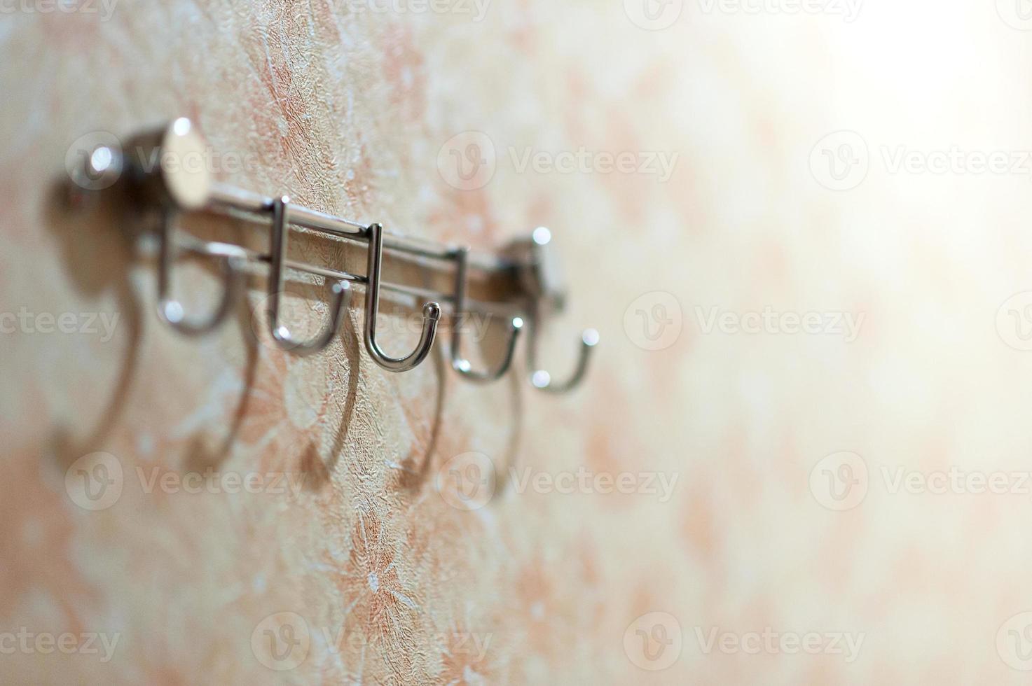 Cloth hangers and beautiful backgrounds. photo