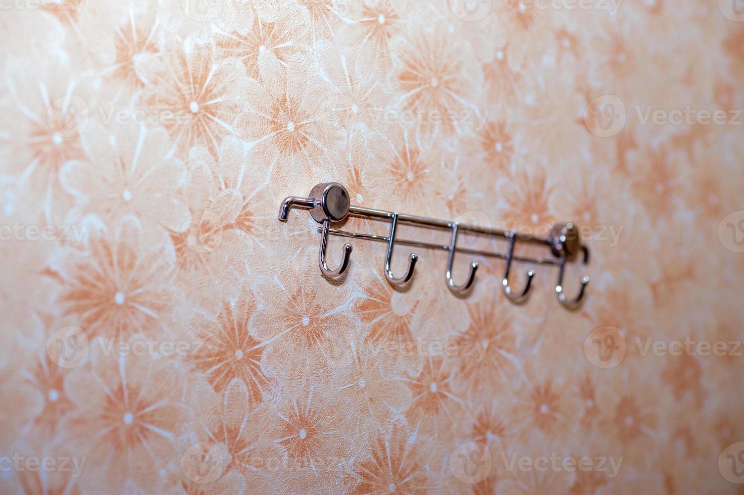 Cloth hangers and beautiful backgrounds. photo