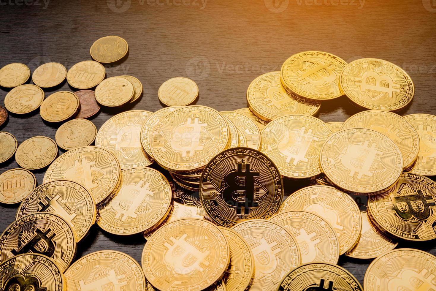 There are many coin coins. photo