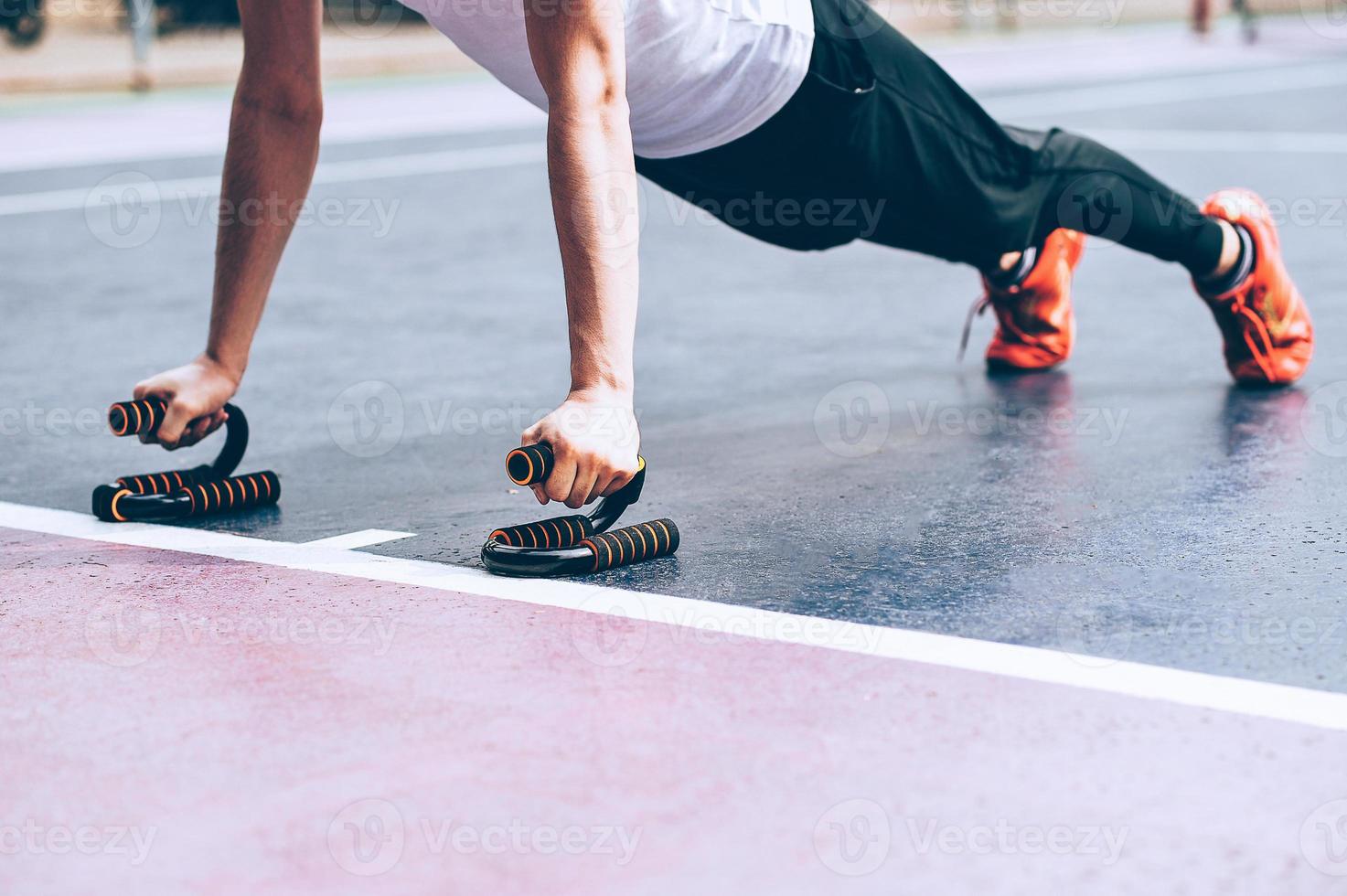 An open exercise for health. photo