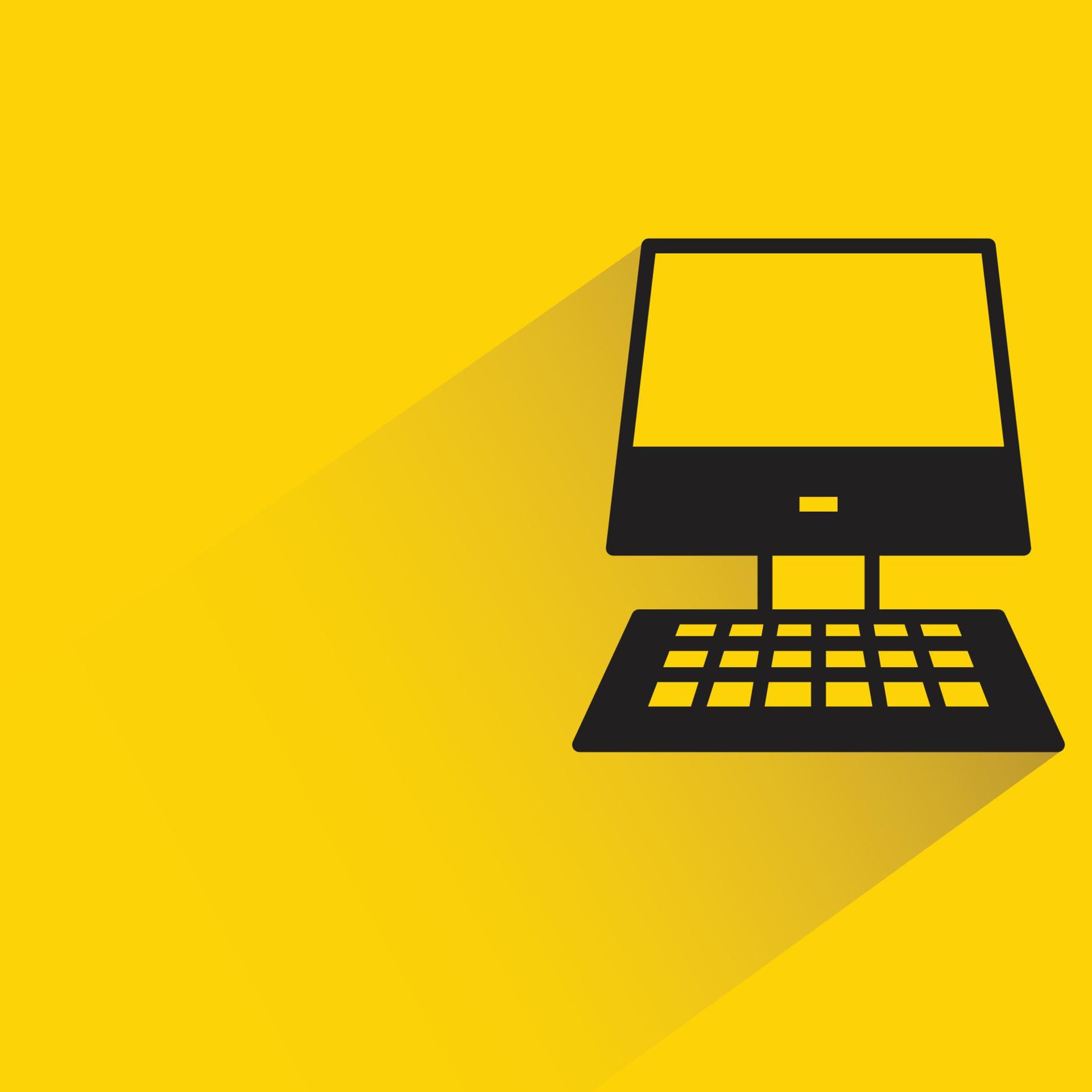 desktop computer vector illustration 6651367 Vector Art at Vecteezy