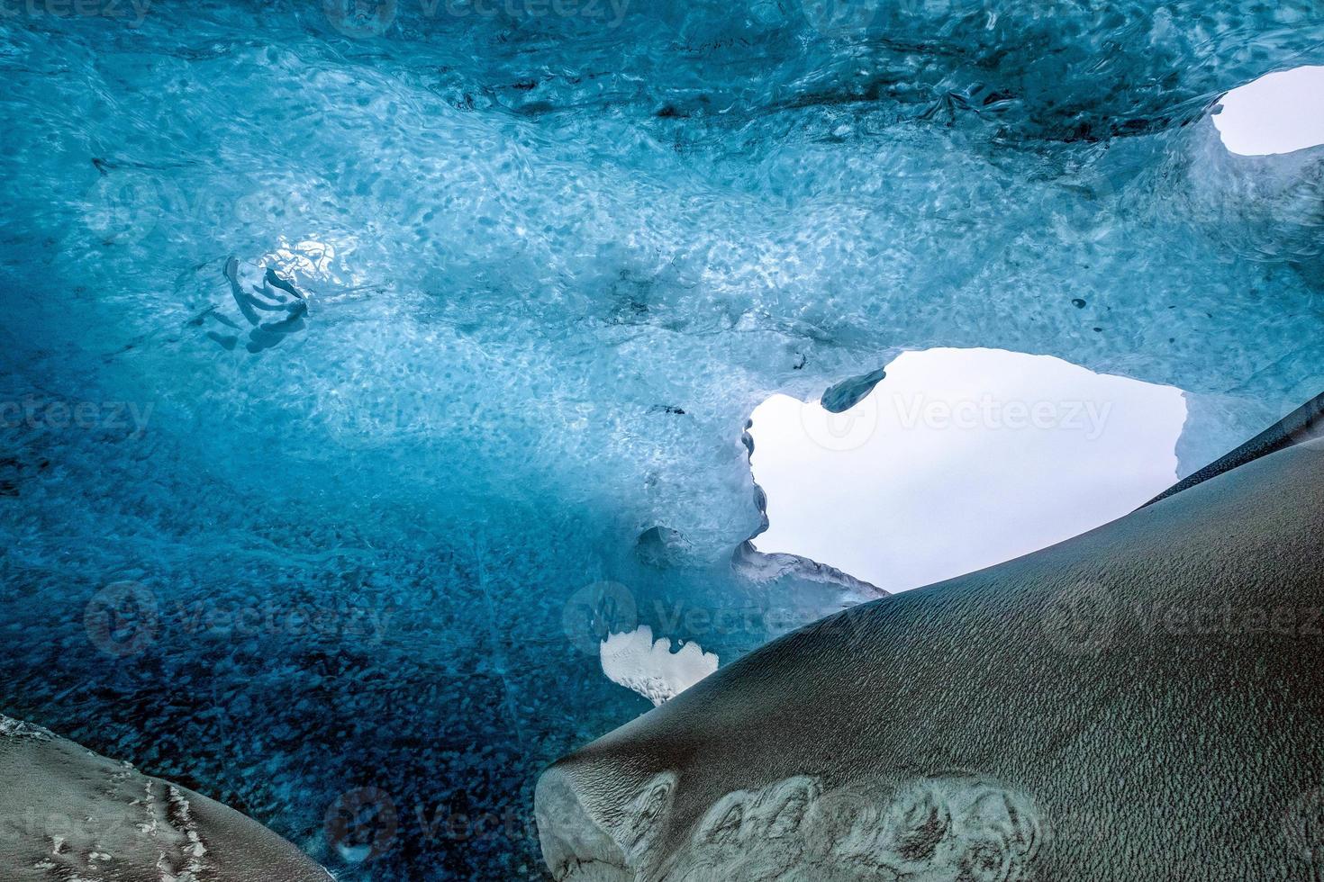 Crystal Ice Cave near Jokulsarlon photo