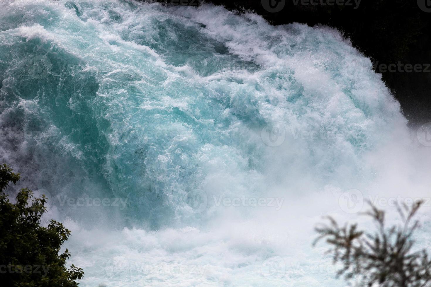 The raging torrent that is Huka Falls in New Zealand photo