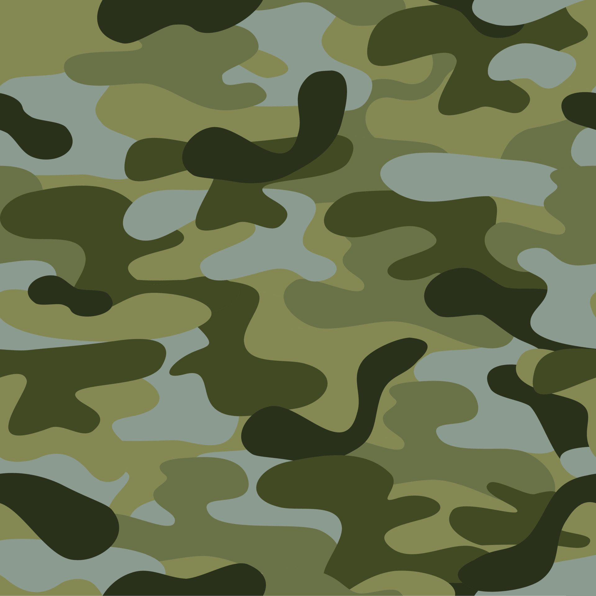 Khaki seamless pattern. Camouflage texture, military army green