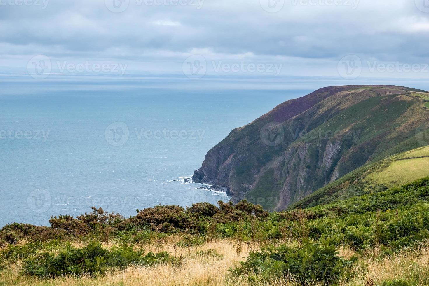 View of the Devon coastline near Combe Martin photo