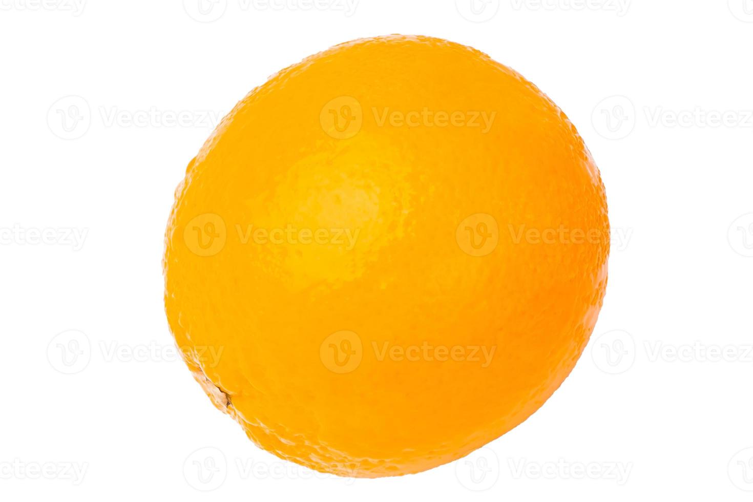 Orange fruit on white background photo