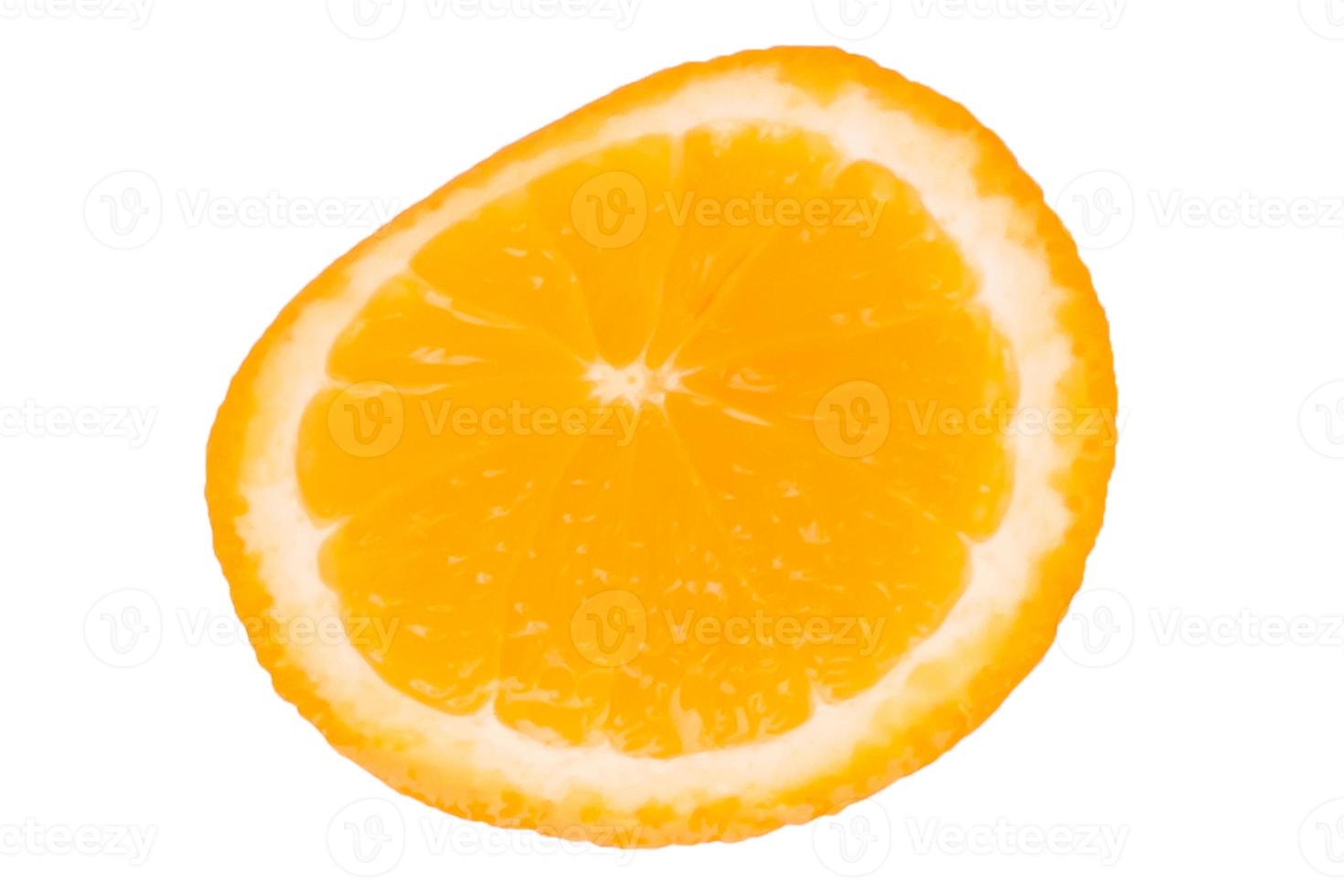 Orange fruit on white background photo