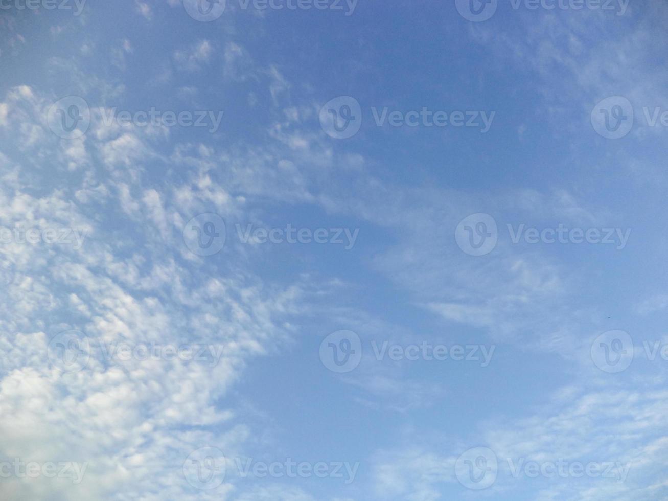 Blue sky in the morning photo