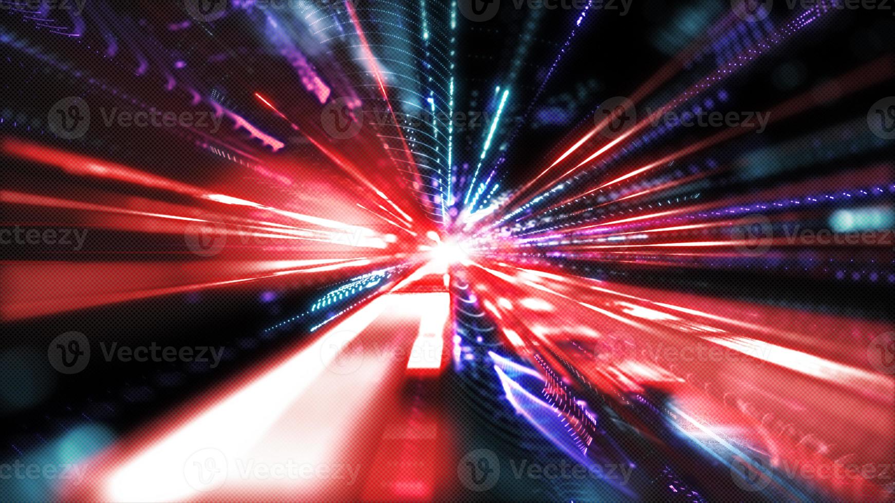 Hi-tech digital cyberspace movement, Digital data network connections, Future technology digital abstract background concept photo