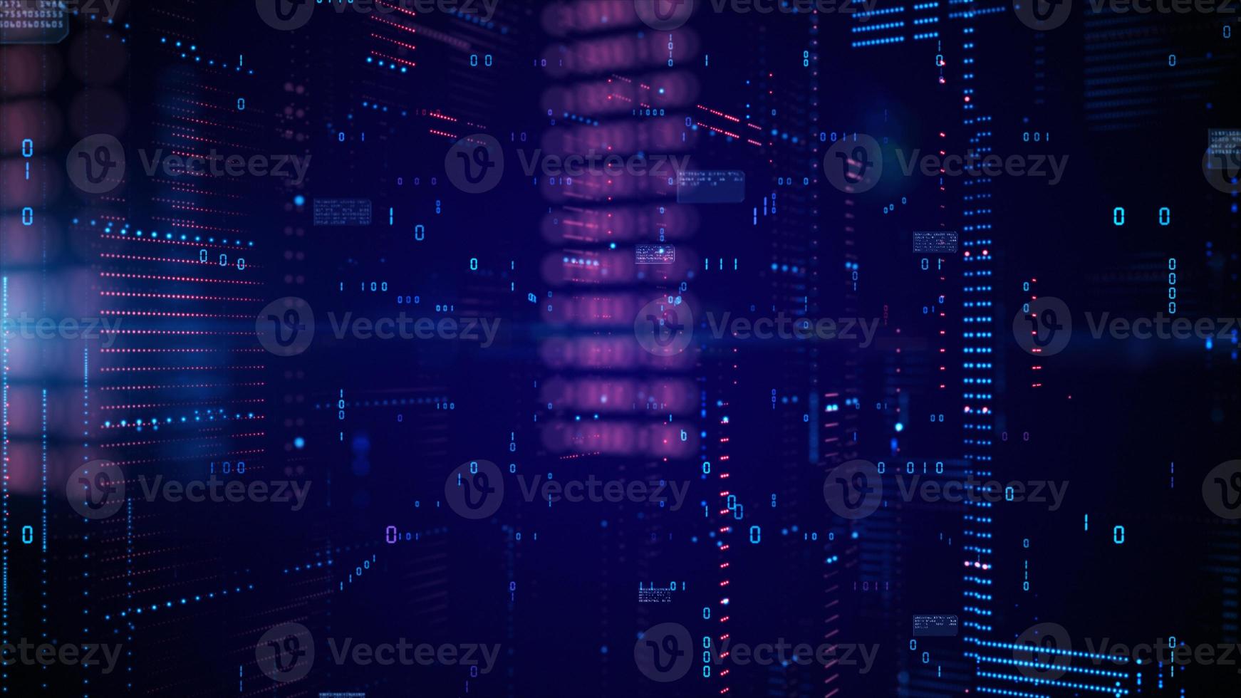 Digital cyberspace and data network connections. Transfer digital data high-speed internet. Technology digital data in the future background concept. photo